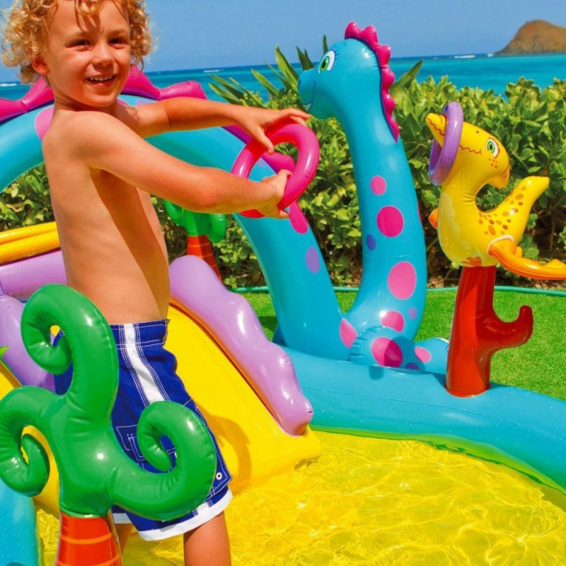 AIRE DE JEUX DINOLAND PLAY CENTER INTEX 7 AIRE DE JEUX DINOLAND PLAY CENTER INTEX – Image 7