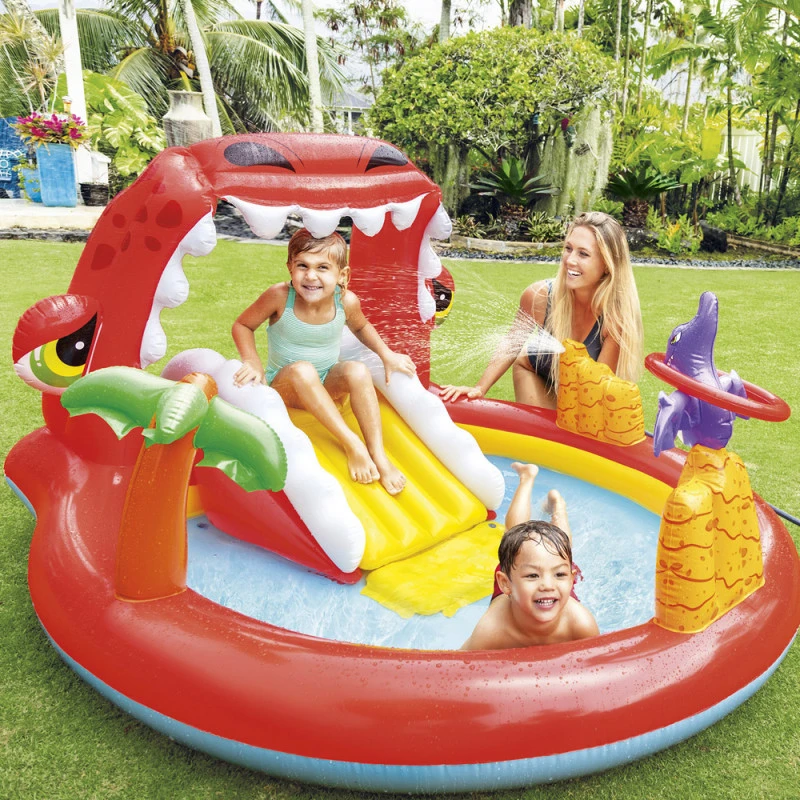 AIRE DE JEUX DINOSAURE POUR ENFANT INTEX 2 AIRE DE JEUX DINOSAURE POUR ENFANT INTEX – Image 2
