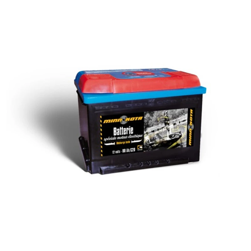 BATTERIE ETANCHE MINN KOTA DECHARGE LENTE 12V 80AH 1 BATTERIE ETANCHE MINN KOTA DECHARGE LENTE 12V 80AH