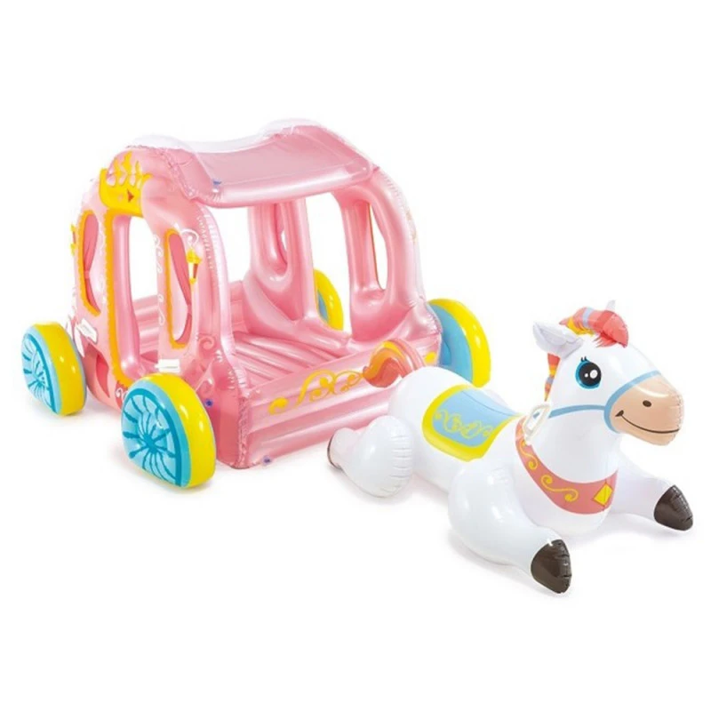 CARROSSE DE PRINCESSE GONFLABLE ENFANT INTEX 56514 2 CARROSSE DE PRINCESSE GONFLABLE ENFANT INTEX 56514 – Image 2