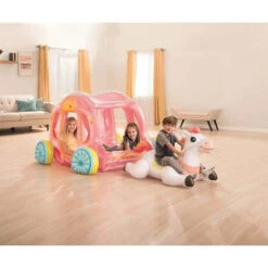 CARROSSE DE PRINCESSE GONFLABLE ENFANT INTEX 56514 6 CARROSSE DE PRINCESSE GONFLABLE ENFANT INTEX 56514 -Intex || Railblaza || Minn Kota Soldes carrosse de princesse gonflable enfant intex 56514 2