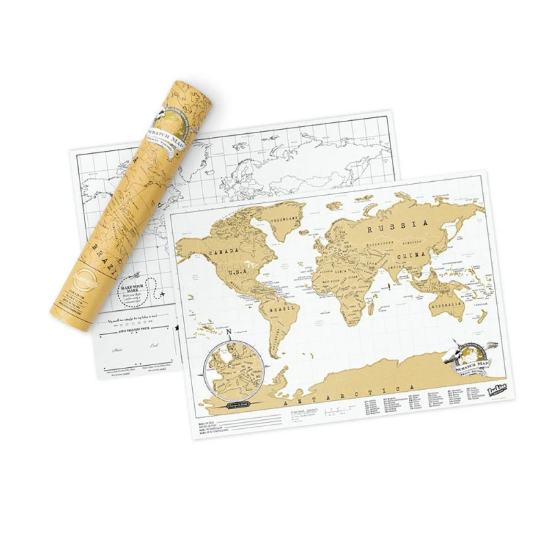 CARTE DU MONDE A GRATTER SCRATCH TRAVEL MAP 6 CARTE DU MONDE A GRATTER SCRATCH TRAVEL MAP – Image 6