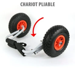 CHARIOT UNIVERSEL DE KAYAK RYDE -Intex || Railblaza || Minn Kota Soldes chariot universel de kayak ryde 5