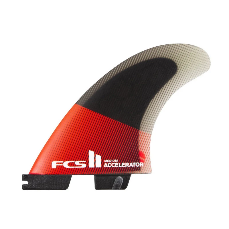 DERIVES FCS II ACCELERATOR PC MEDIUM RED/BLACK SET DE 3 THRUSTER 1 DERIVES FCS II ACCELERATOR PC MEDIUM RED/BLACK SET DE 3 THRUSTER