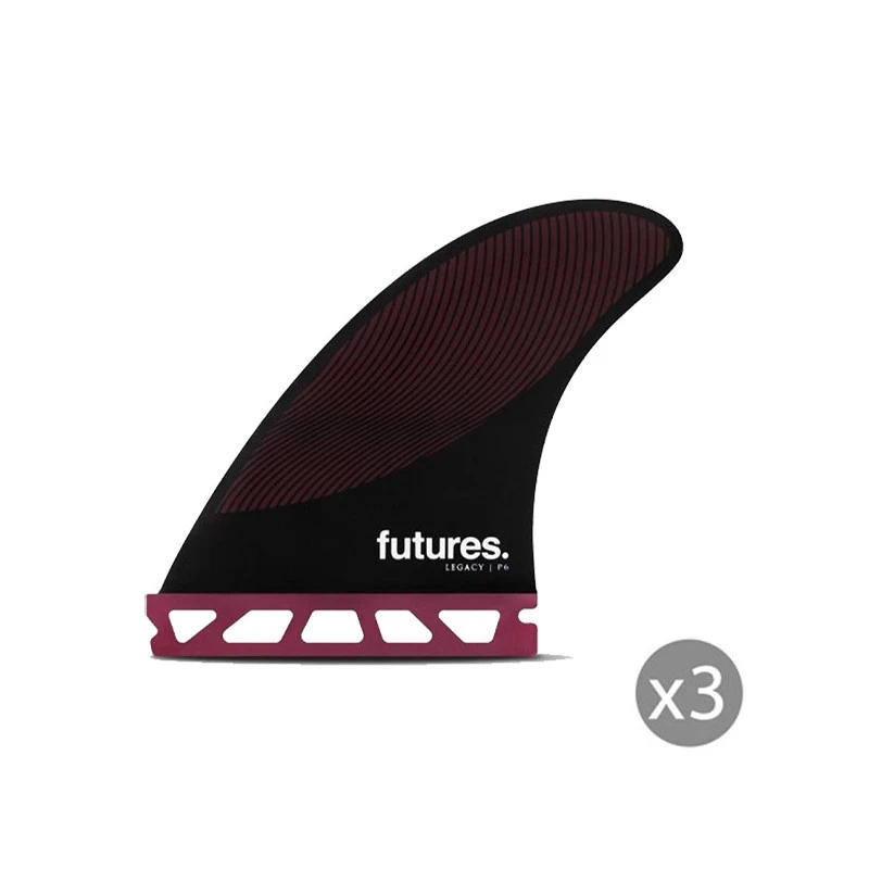DERIVES FUTURES FINS P6 HONEYCOMB MEDIUM SET DE 3 THRUSTER (3) 1 DERIVES FUTURES FINS P6 HONEYCOMB MEDIUM SET DE 3 THRUSTER (3)