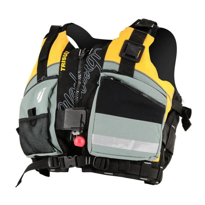 GILET AQUADESIGN TRISULI 70 N JAUNE 4 GILET AQUADESIGN TRISULI 70 N JAUNE – Image 4