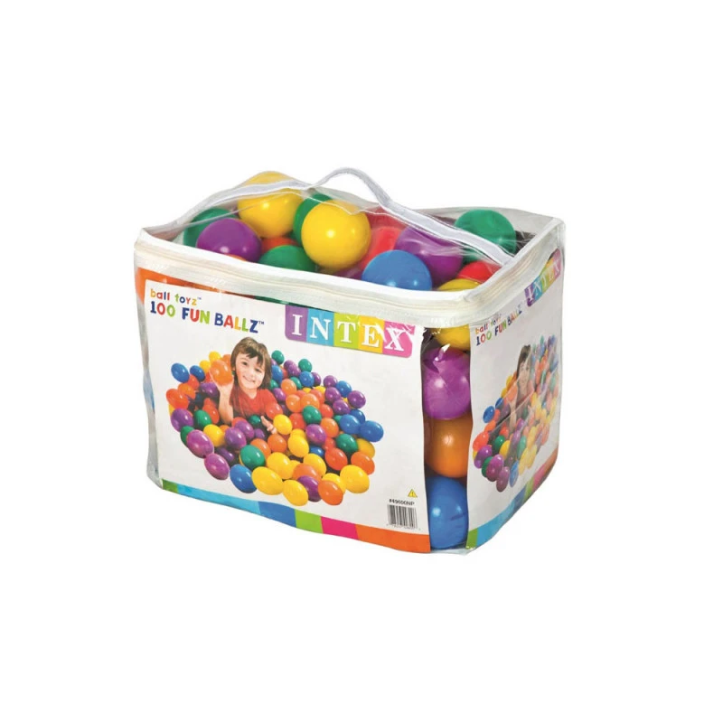 Intex JEU DE 100 BALLES BALL TOYS 8 CM 4 Intex JEU DE 100 BALLES BALL TOYS 8 CM – Image 4