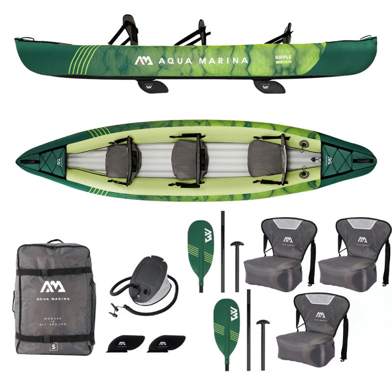 KAYAK AQUA MARINA RIPPLE 3 PERSONNES 370 1 KAYAK AQUA MARINA RIPPLE 3 PERSONNES 370
