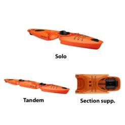 KAYAK MODULABLE AIRSEAT POINT 65°N MARTINI GTX DUO ORANGE 7 KAYAK MODULABLE AIRSEAT POINT 65°N MARTINI GTX DUO ORANGE -Intex || Railblaza || Minn Kota Soldes kayak modulable airseat point 65n martini gtx duo orange 3