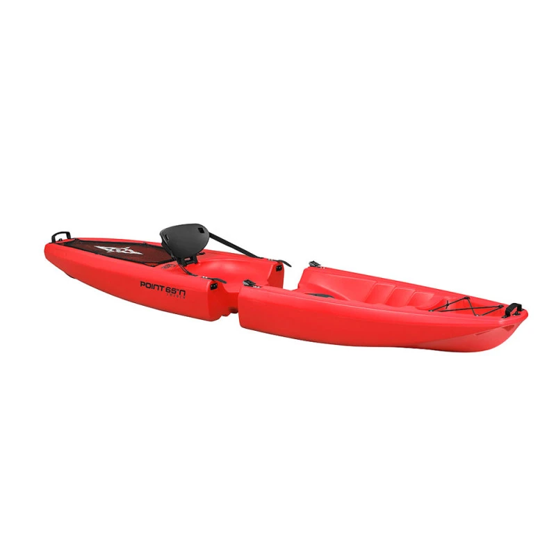 KAYAK MODULABLE SIT ON TOP POINT 65°N FALCON SOLO ROUGE 1 KAYAK MODULABLE SIT ON TOP POINT 65°N FALCON SOLO ROUGE