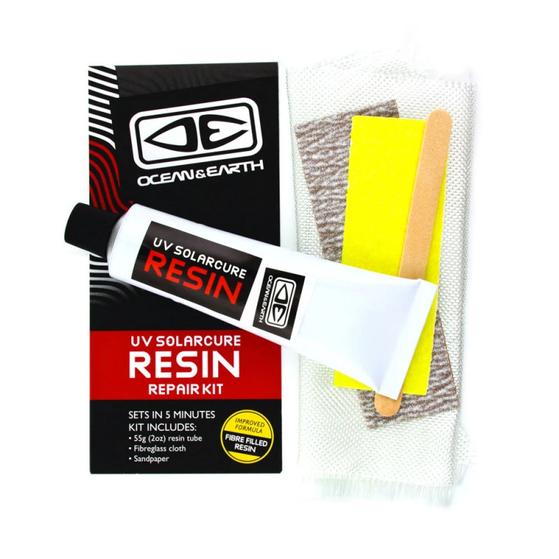 KIT DE REPARATION OCEAN AND EARTH UV SOLARCURE RESIN - POLYESTER 55G 2 KIT DE REPARATION OCEAN AND EARTH UV SOLARCURE RESIN - POLYESTER 55G – Image 2