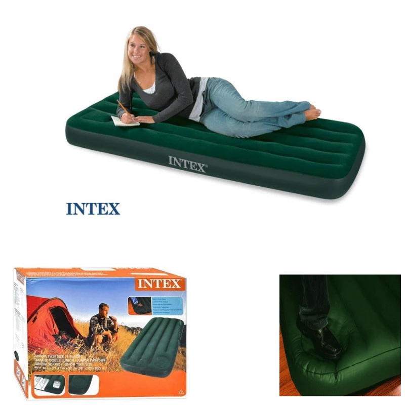 MATELAS GONFLABLE INTEX 1 PERSONNE AVEC POMPE INTEGREE DOWNY 1 MATELAS GONFLABLE INTEX 1 PERSONNE AVEC POMPE INTEGREE DOWNY