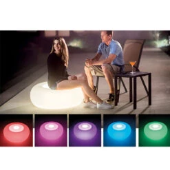 MOBILIER GONFLABLE LUMINEUX INTEX OTTOMAN -Intex || Railblaza || Minn Kota Soldes mobilier gonflable lumineux intex ottoman 2