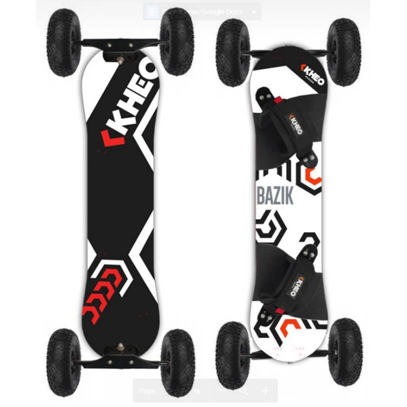 MOUNTAINBOARD KHEO BAZIK V4 ROUES 9 POUCES 1 MOUNTAINBOARD KHEO BAZIK V4 ROUES 9 POUCES
