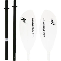 PAGAIE KAYAK AQUADESIGN ATTAK 4 PARTIES 220CM Bleu -Intex || Railblaza || Minn Kota Soldes pagaie kayak aquadesign attak 4 parties 220cm bleu 2