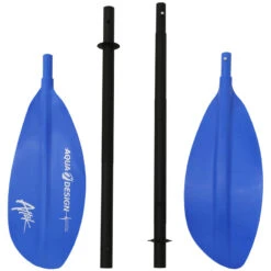 PAGAIE KAYAK AQUADESIGN ATTAK 4 PARTIES 220CM Bleu -Intex || Railblaza || Minn Kota Soldes pagaie kayak aquadesign attak 4 parties 220cm bleu 3