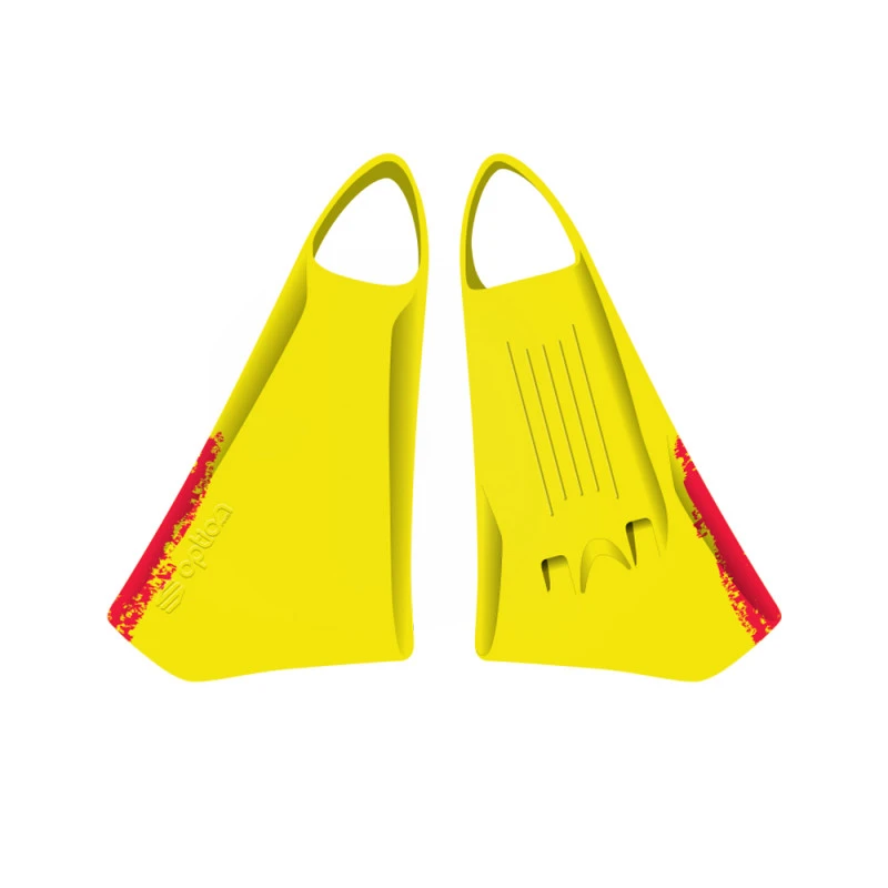 PALMES BODYBOARD OPTION 2 FINS JAUNE/ROUGE 3 PALMES BODYBOARD OPTION 2 FINS JAUNE/ROUGE – Image 3