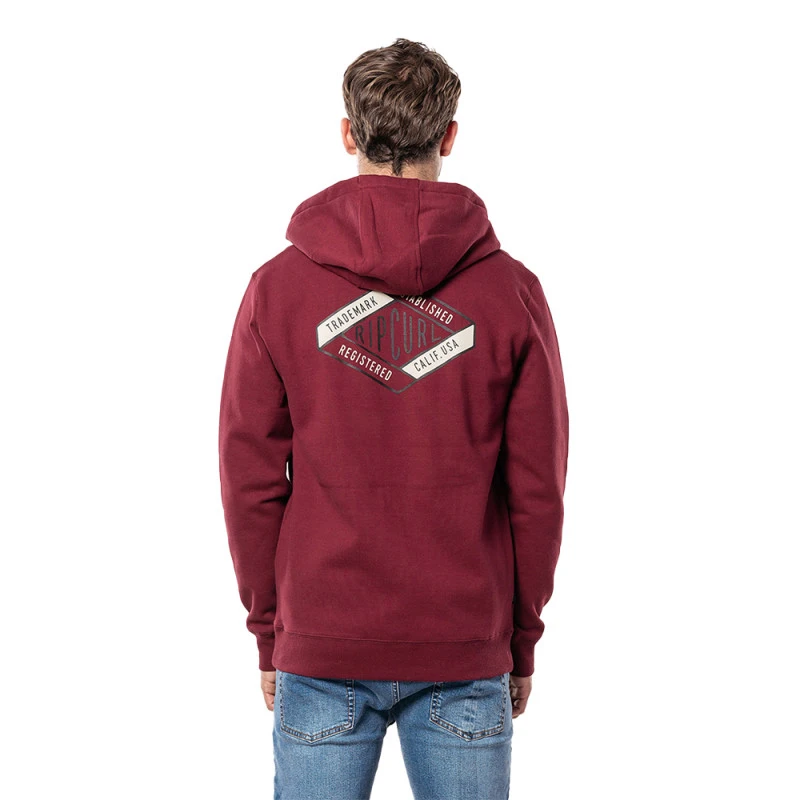 SWEAT A CAPUCHE RIP CURL D'AMS FLEECE MARRON 4 SWEAT A CAPUCHE RIP CURL D'AMS FLEECE MARRON – Image 4