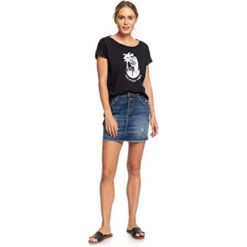 T-SHIRT ROXY SWEET SUMMER NIGHT NOIR -Intex || Railblaza || Minn Kota Soldes t shirt roxy sweet summer night noir 4